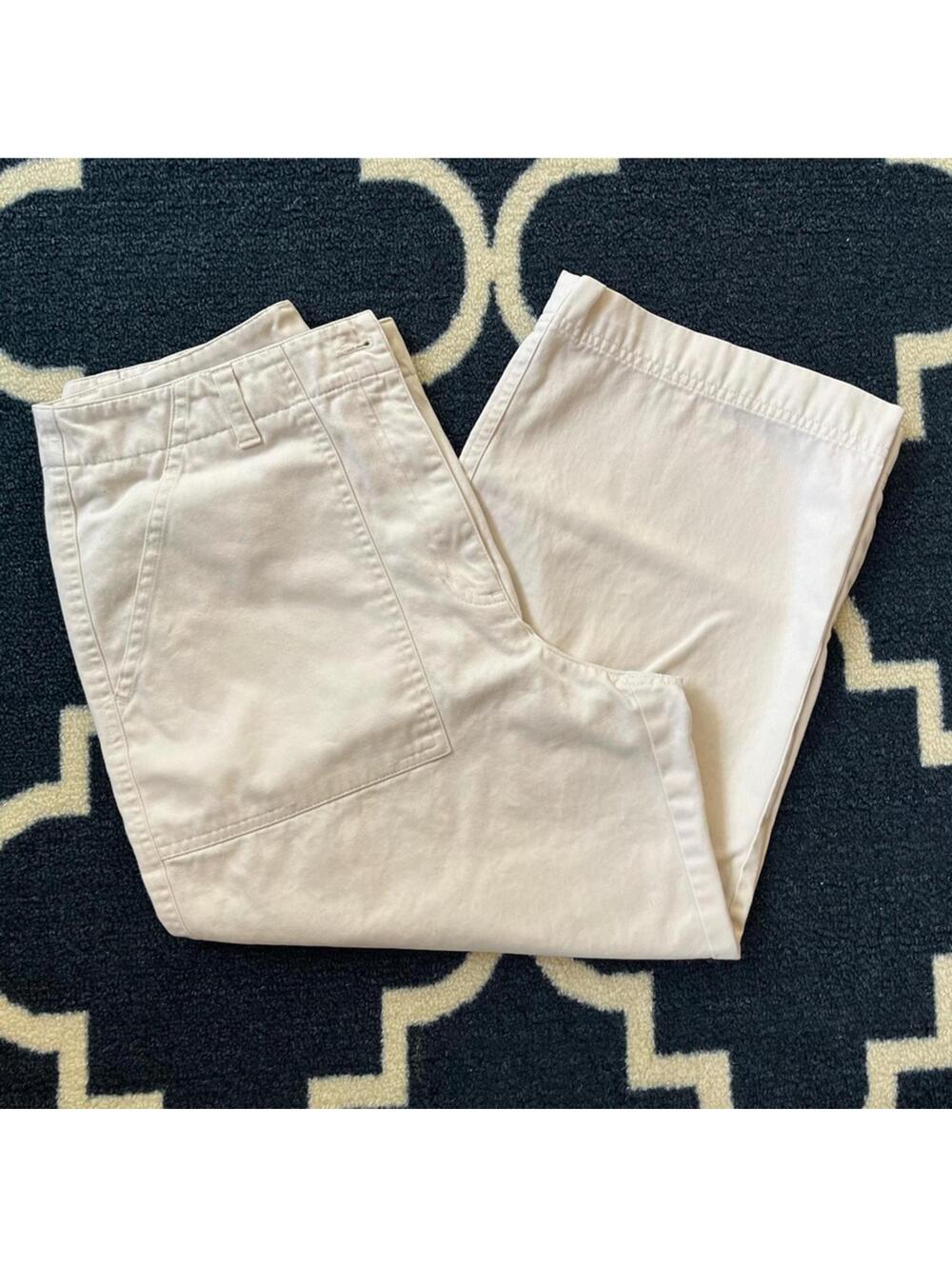 Jones New York White Capri Pants Women’s Casual Cropped Pants Summer Classic Fit